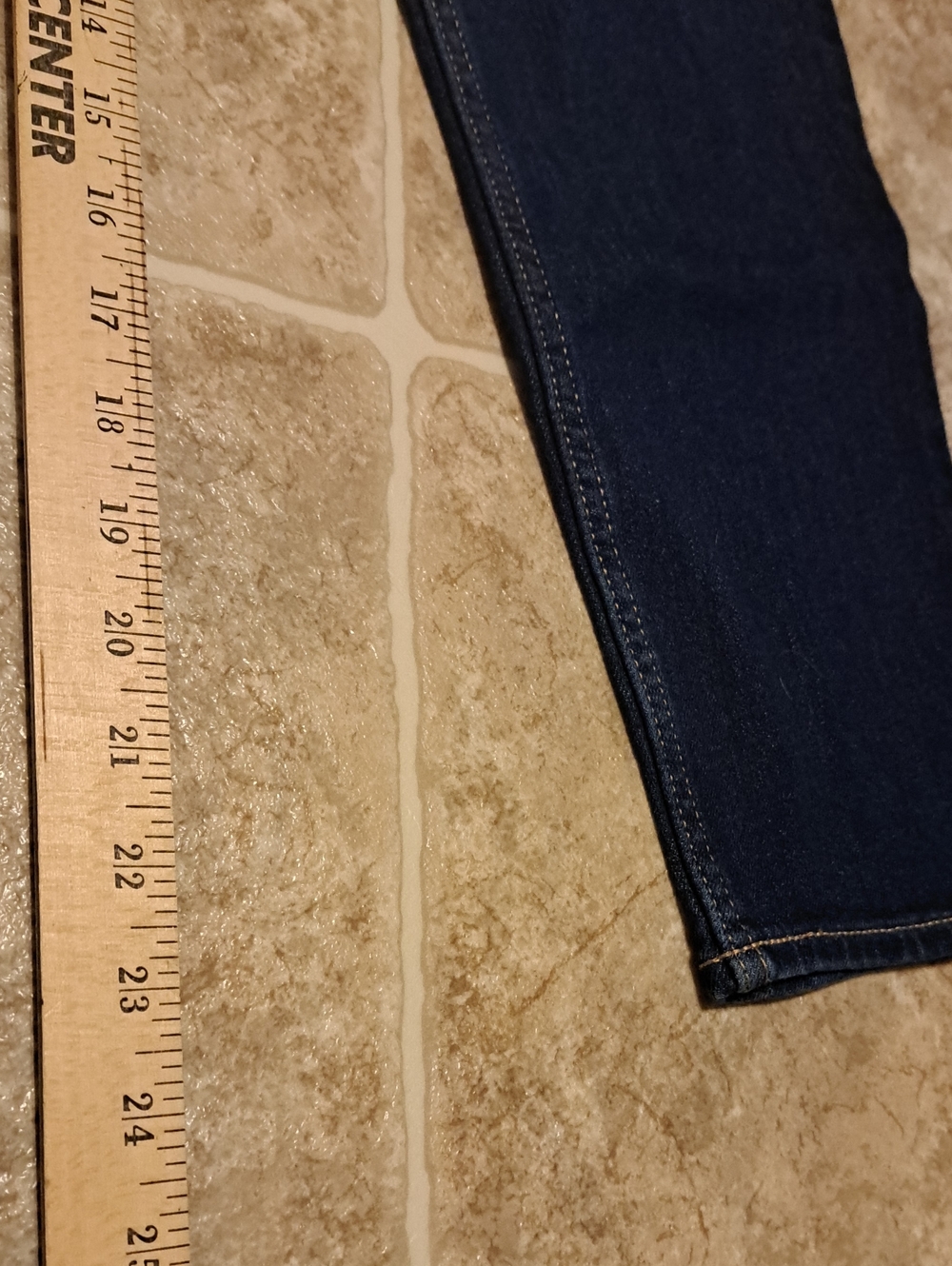 Old Navy Dark Blue Women's Stretch Jeans. High Rise Size 16 Short. - Picture 8 of 10